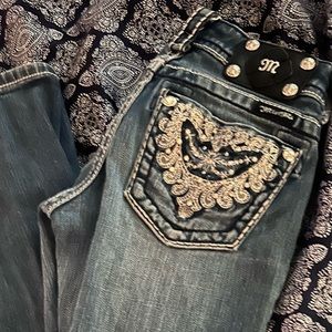 Miss me jeans boot cut size 25 low rise